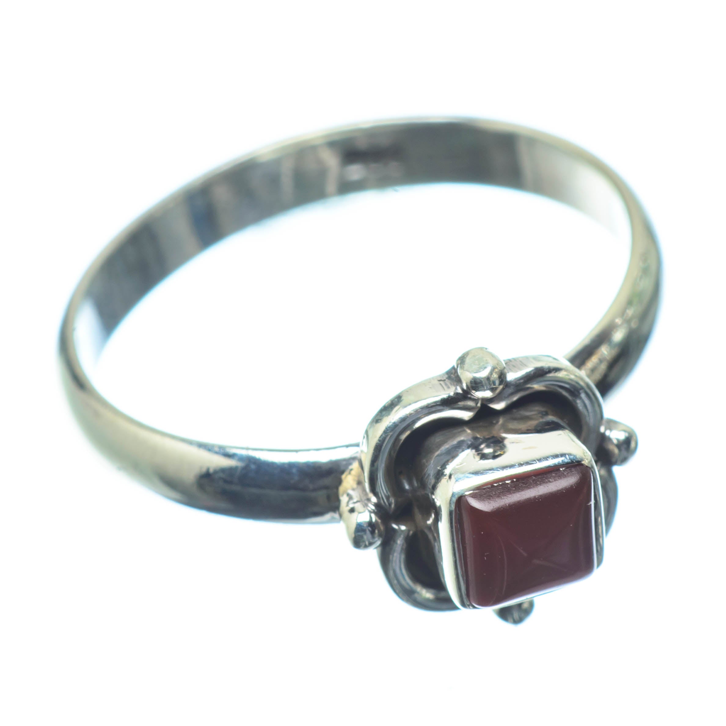 Red Onyx Rings handcrafted by Anasilvercos - RING26503