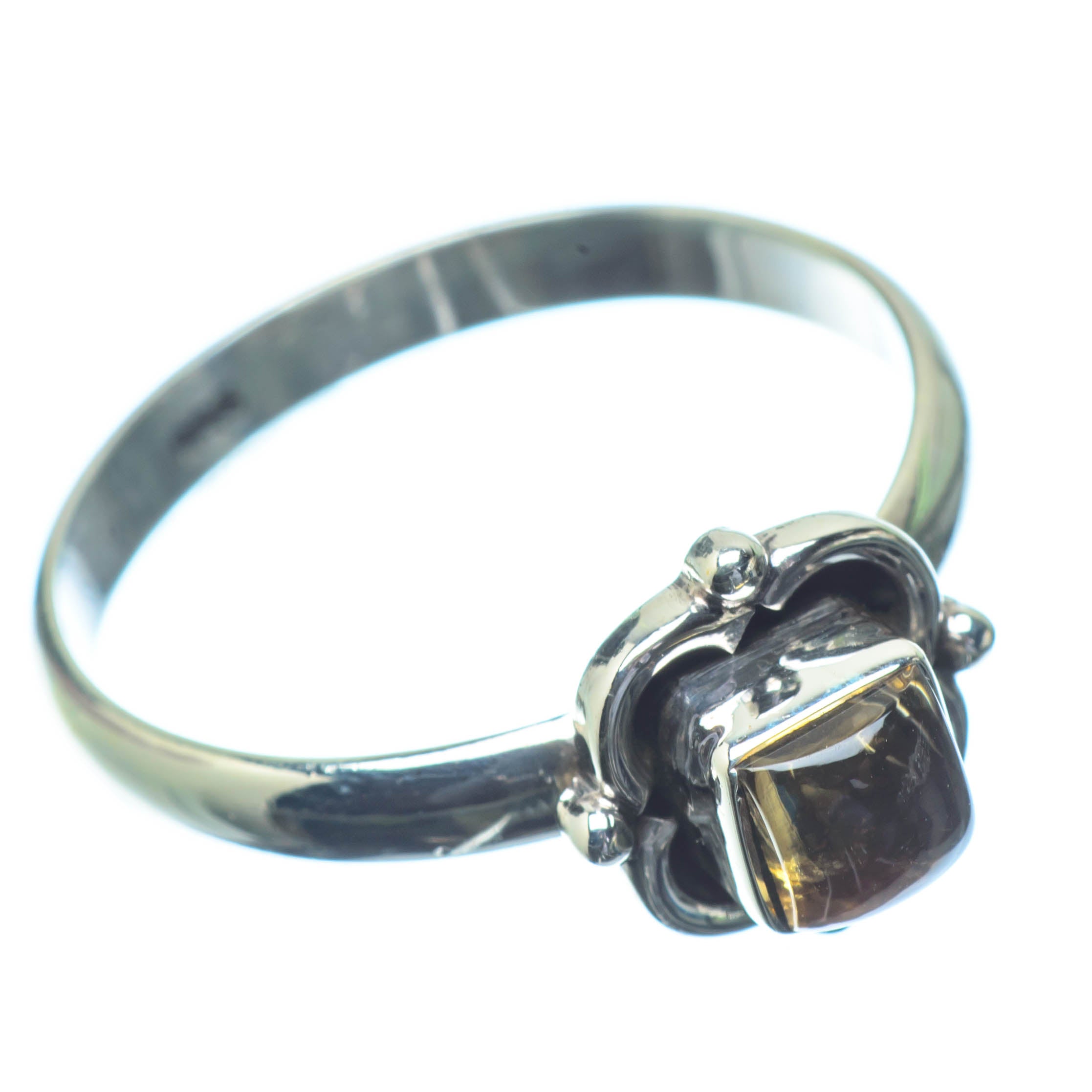 Smoky Quartz Rings handcrafted by Anasilvercos - RING26712