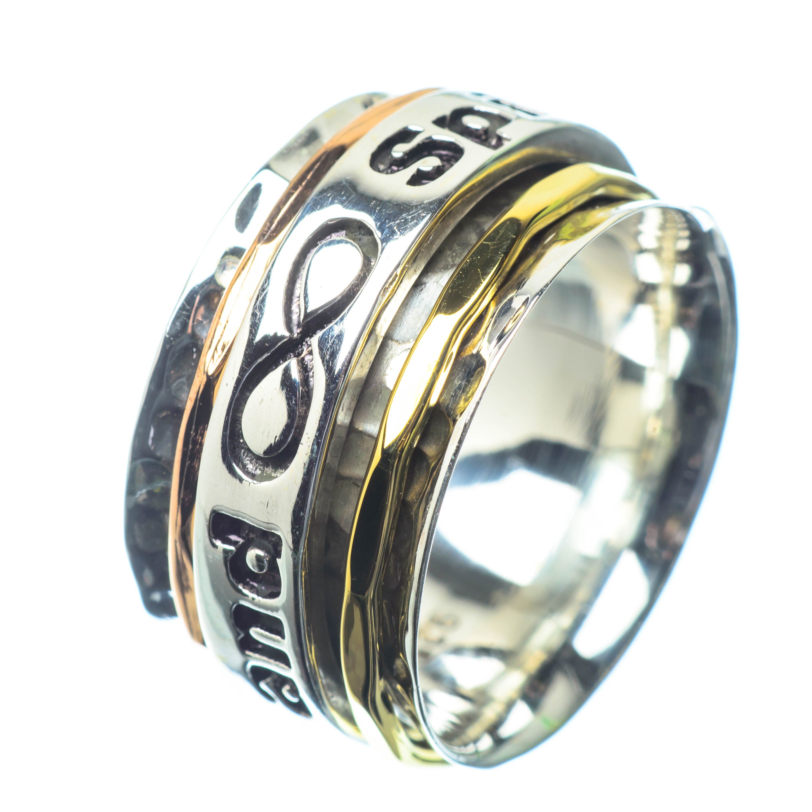 Meditation Spinner Rings handcrafted by Anasilvercos - RING26723 - Photo 2