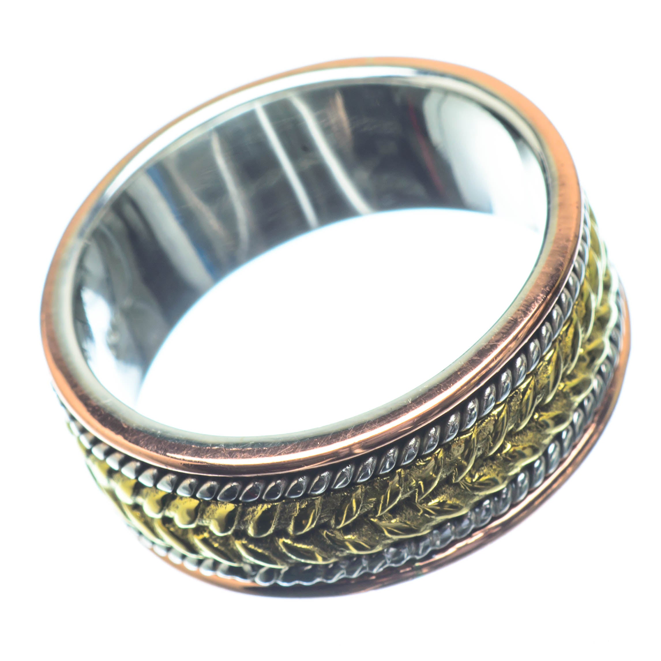 Meditation Spinner Rings handcrafted by Anasilvercos - RING26756