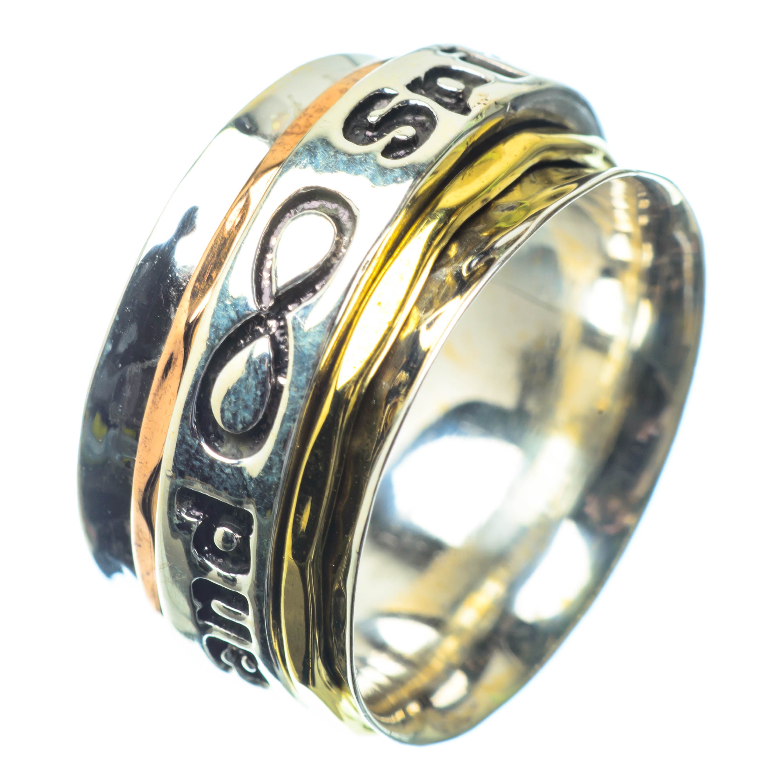 Meditation Spinner Rings handcrafted by Anasilvercos - RING26788 - Photo 2