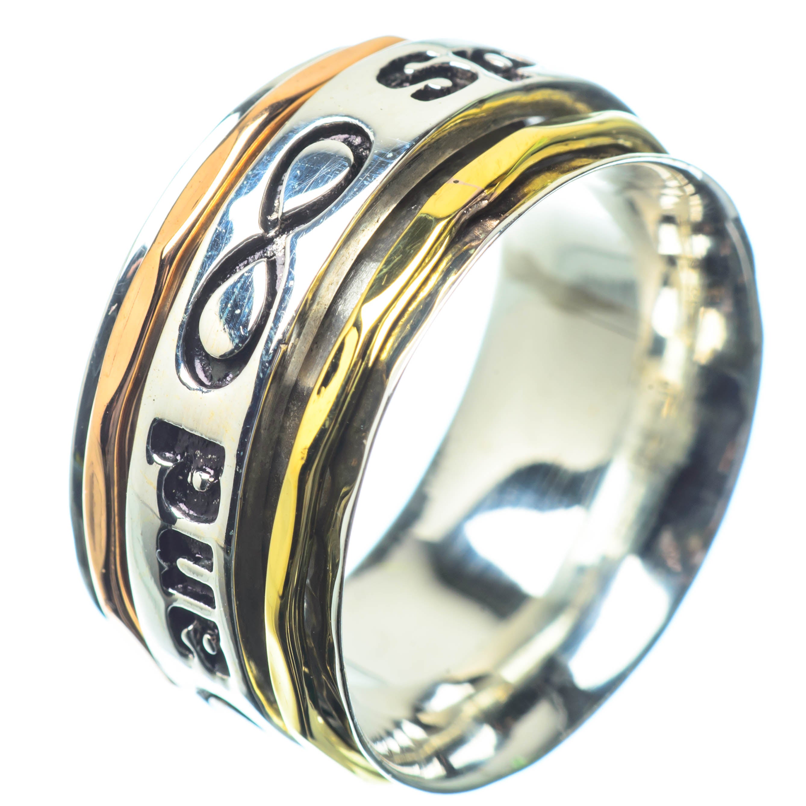 Meditation Spinner Rings handcrafted by Anasilvercos - RING26820