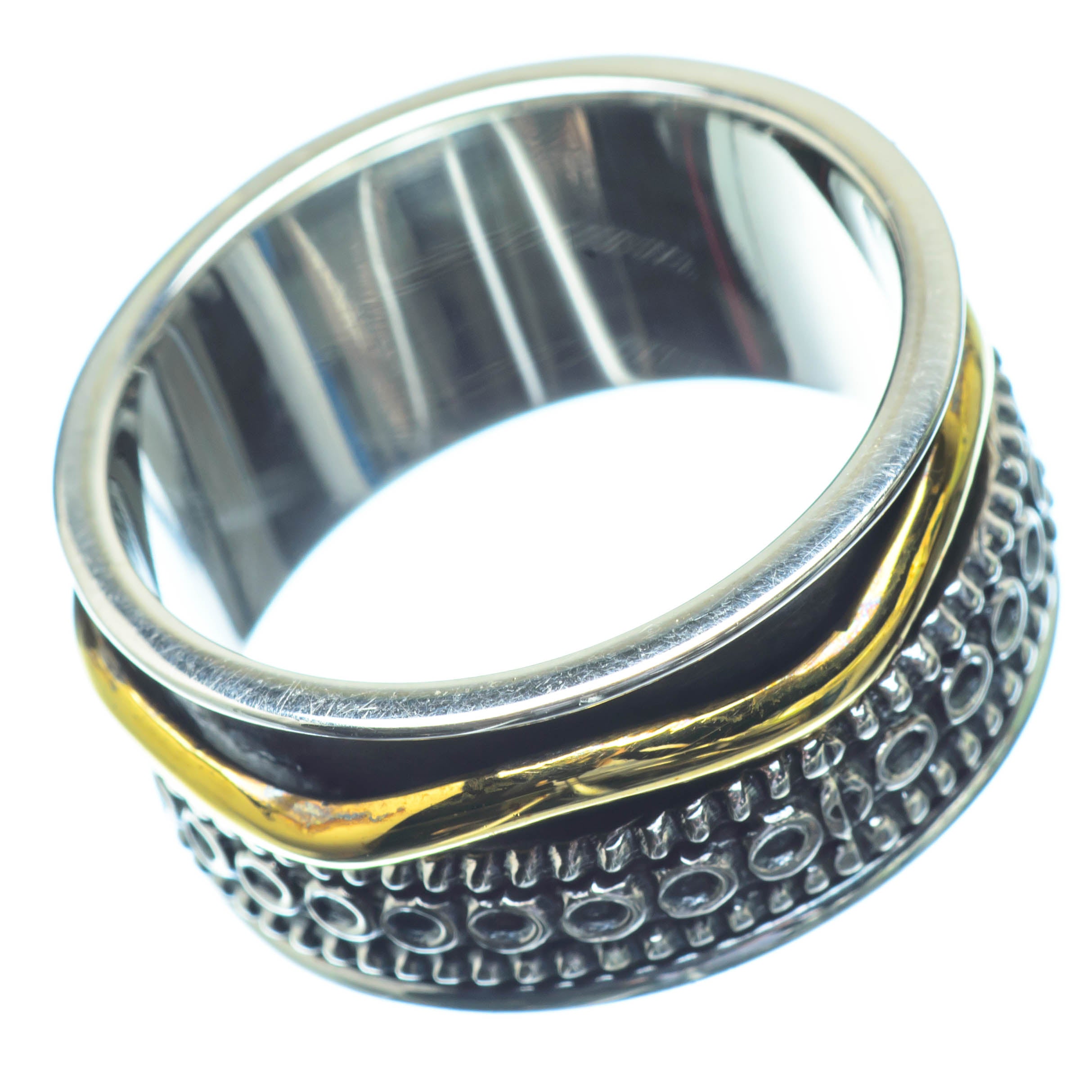 Meditation Spinner Rings handcrafted by Anasilvercos - RING26927