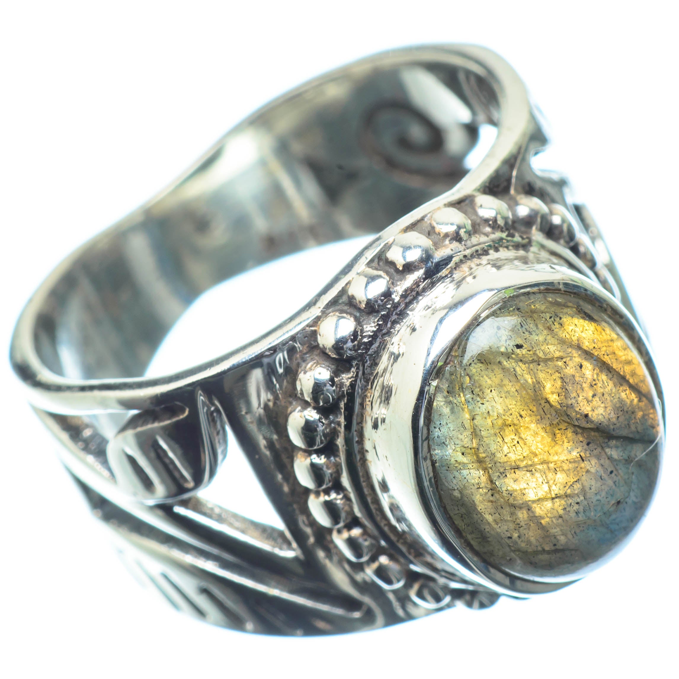 Labradorite Rings handcrafted by Anasilvercos - RING26945