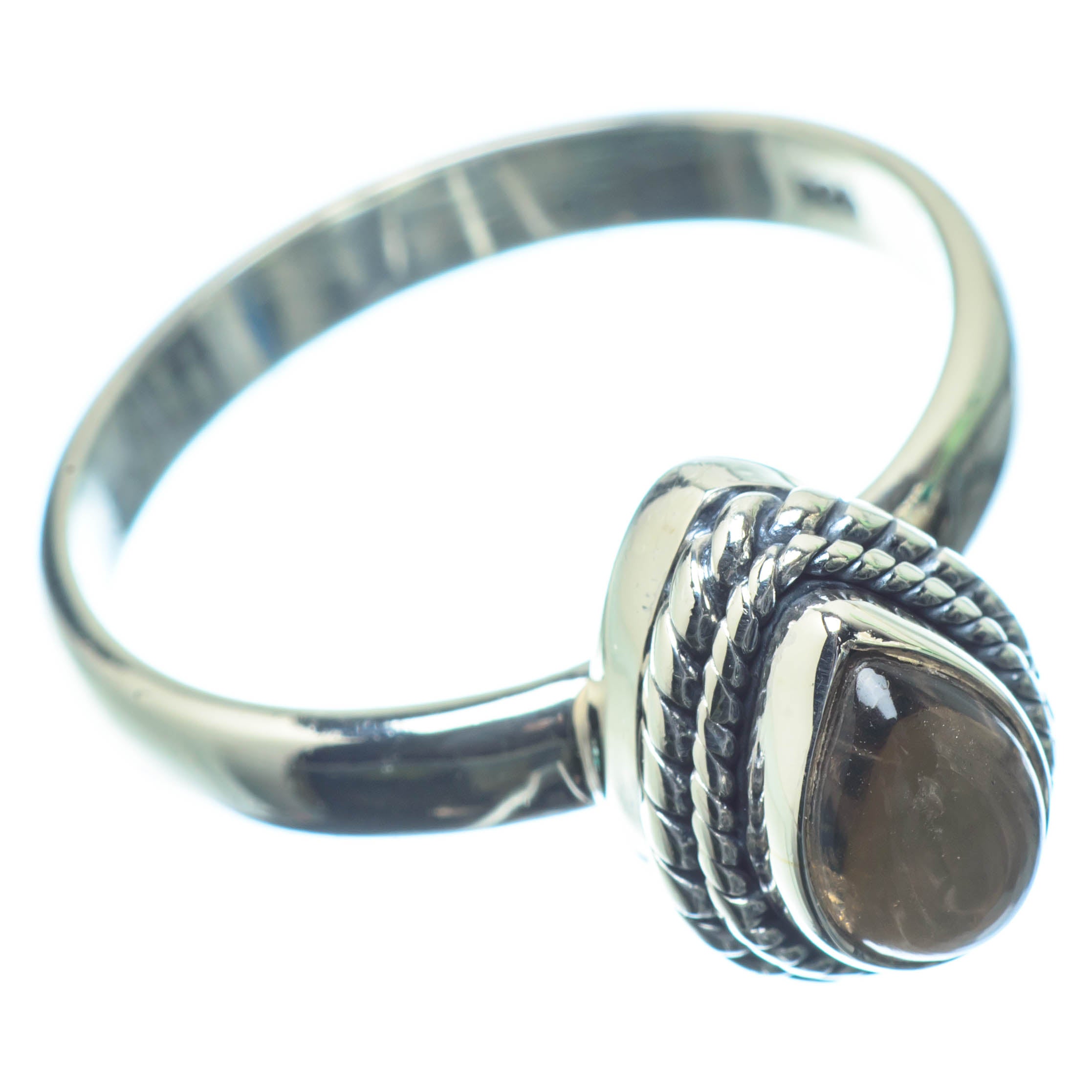 Smoky Quartz Rings handcrafted by Anasilvercos - RING26953