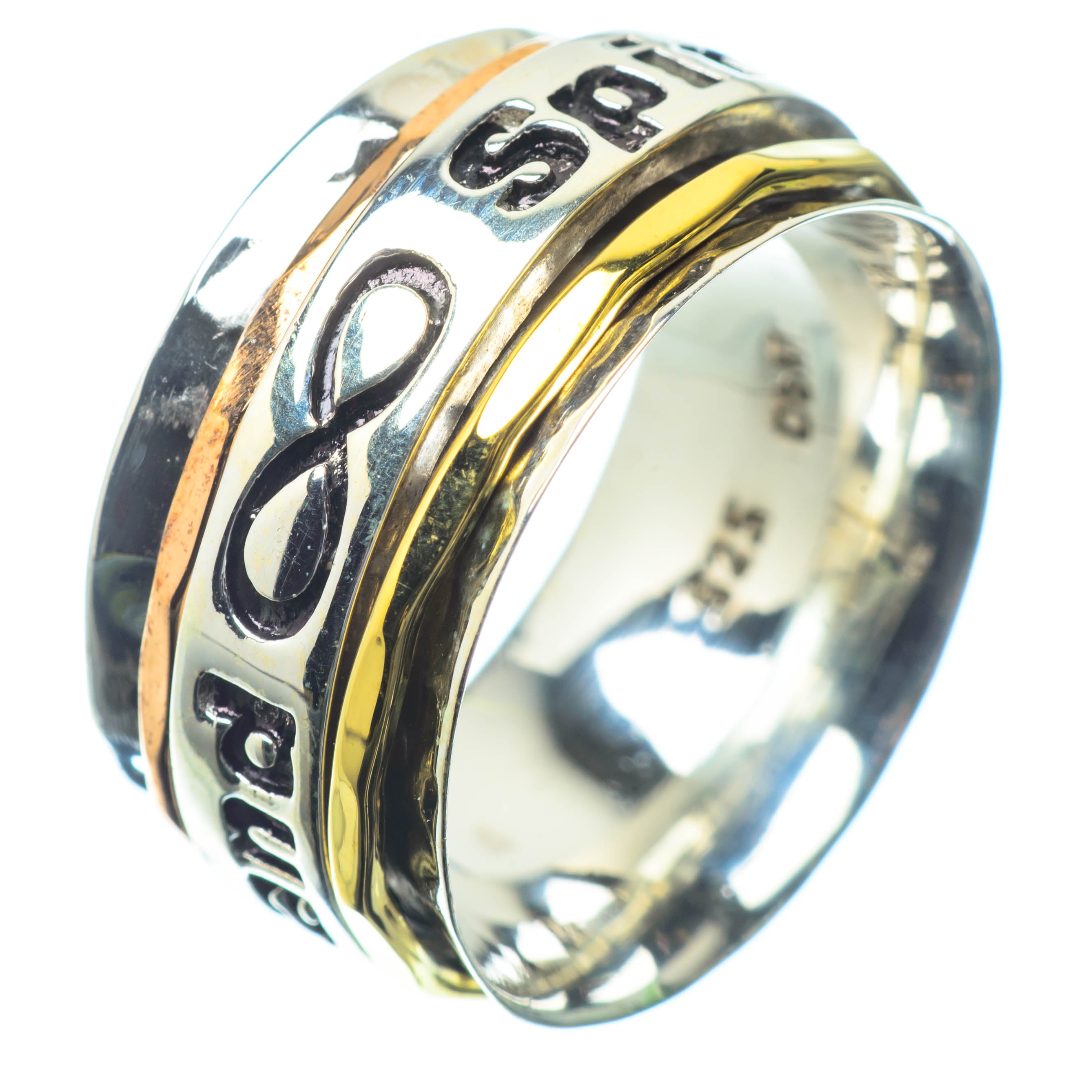 Meditation Spinner Rings handcrafted by Anasilvercos - RING26971