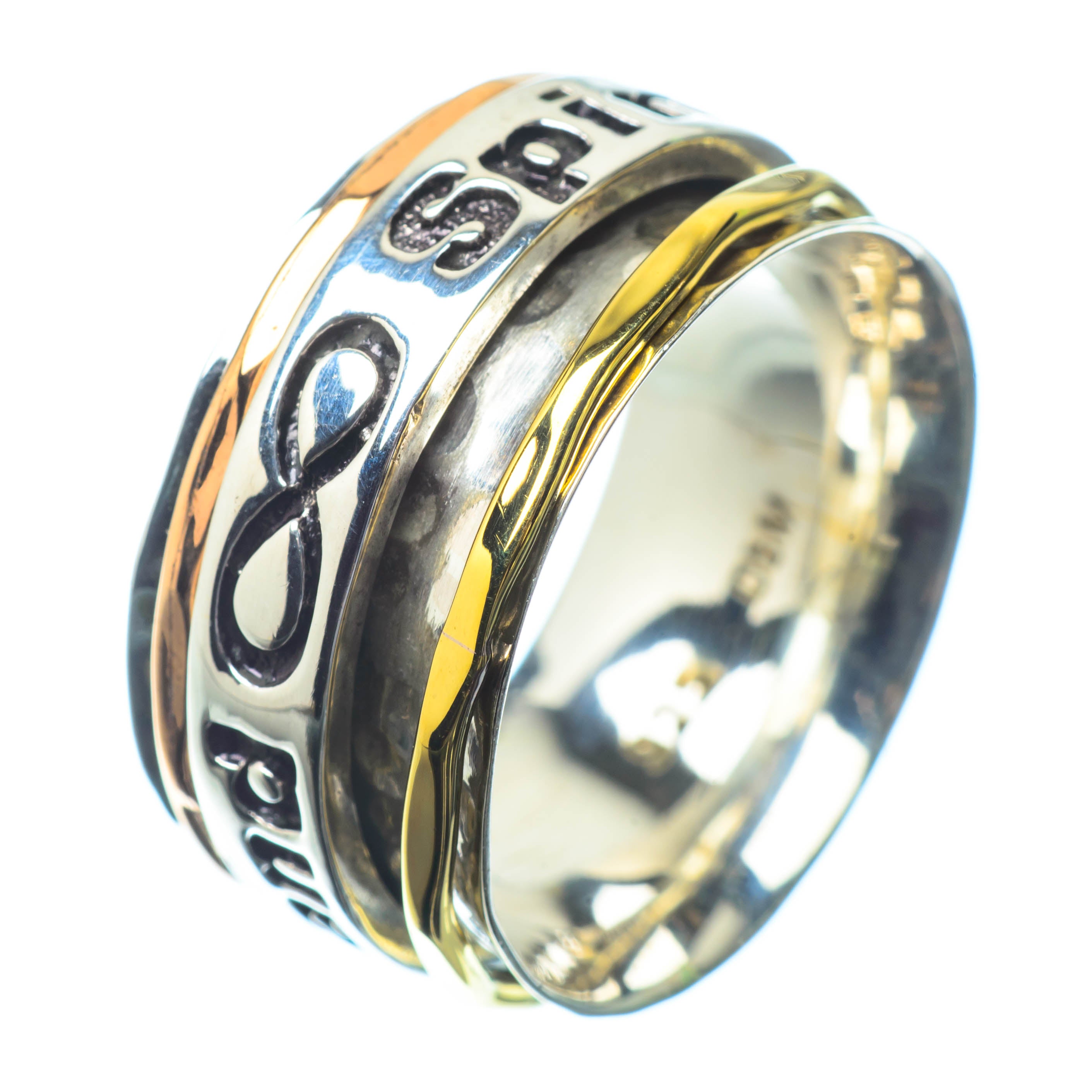 Meditation Spinner Rings handcrafted by Anasilvercos - RING27015
