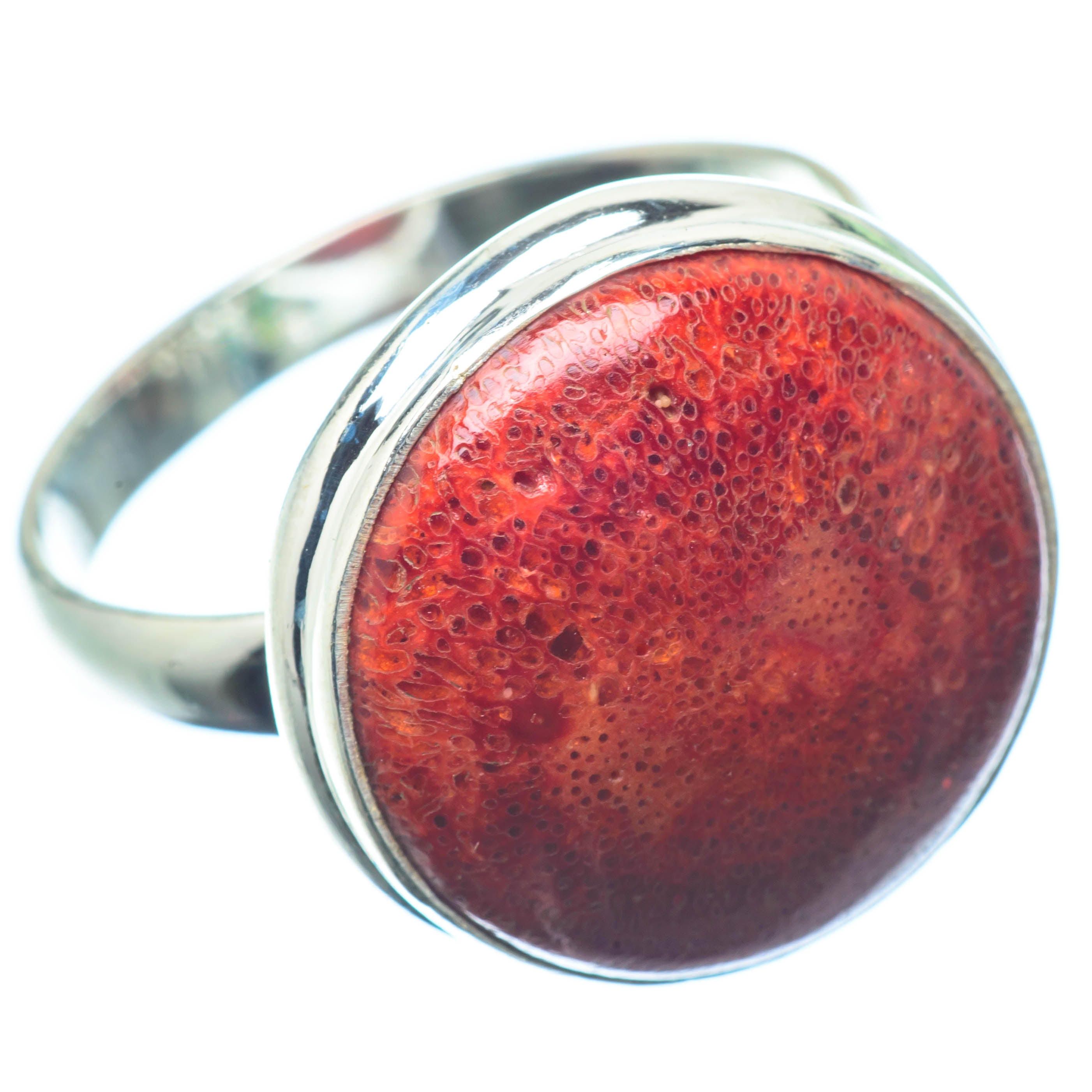 Sponge Coral Rings handcrafted by Anasilvercos - RING27056