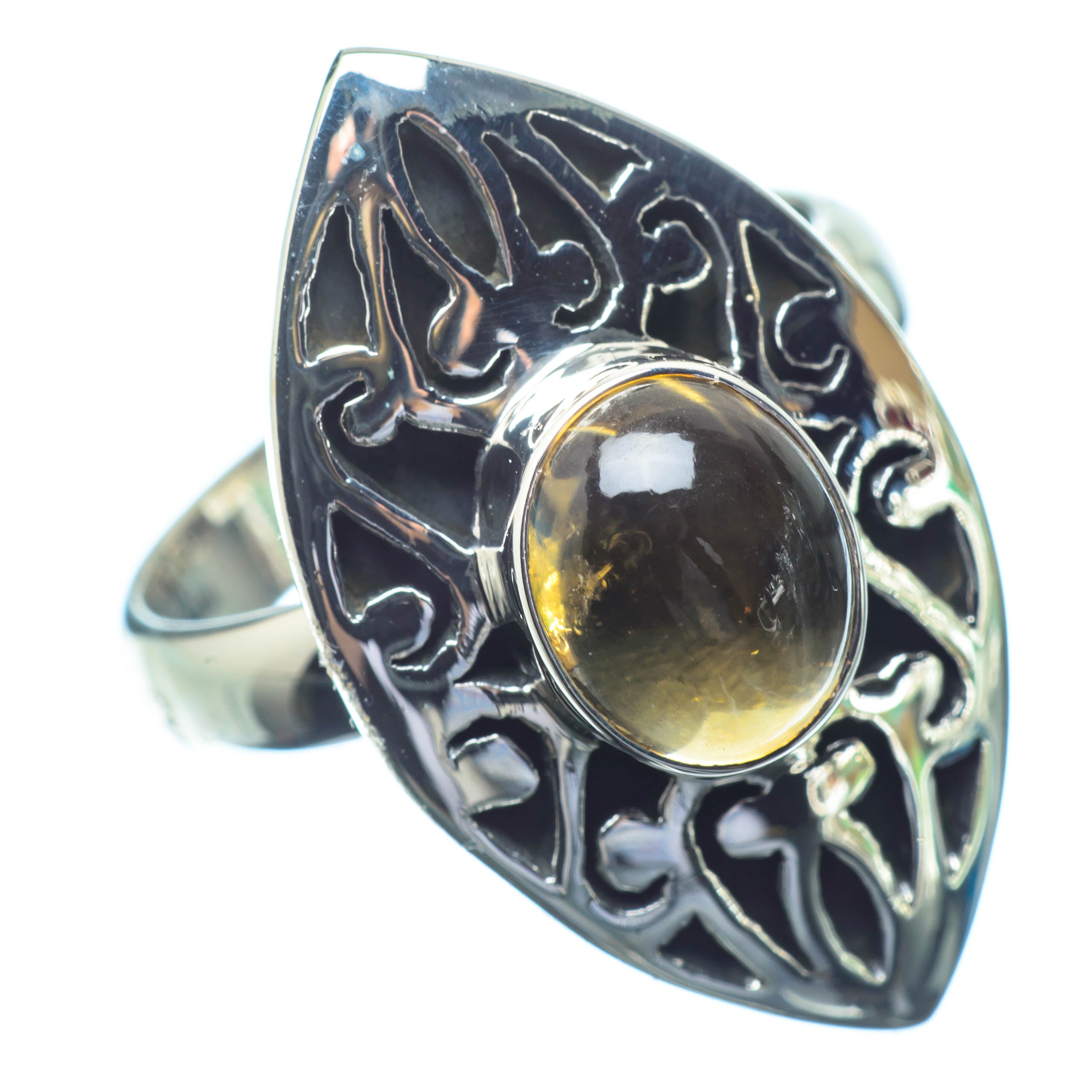 Citrine Rings handcrafted by Anasilvercos - RING27076