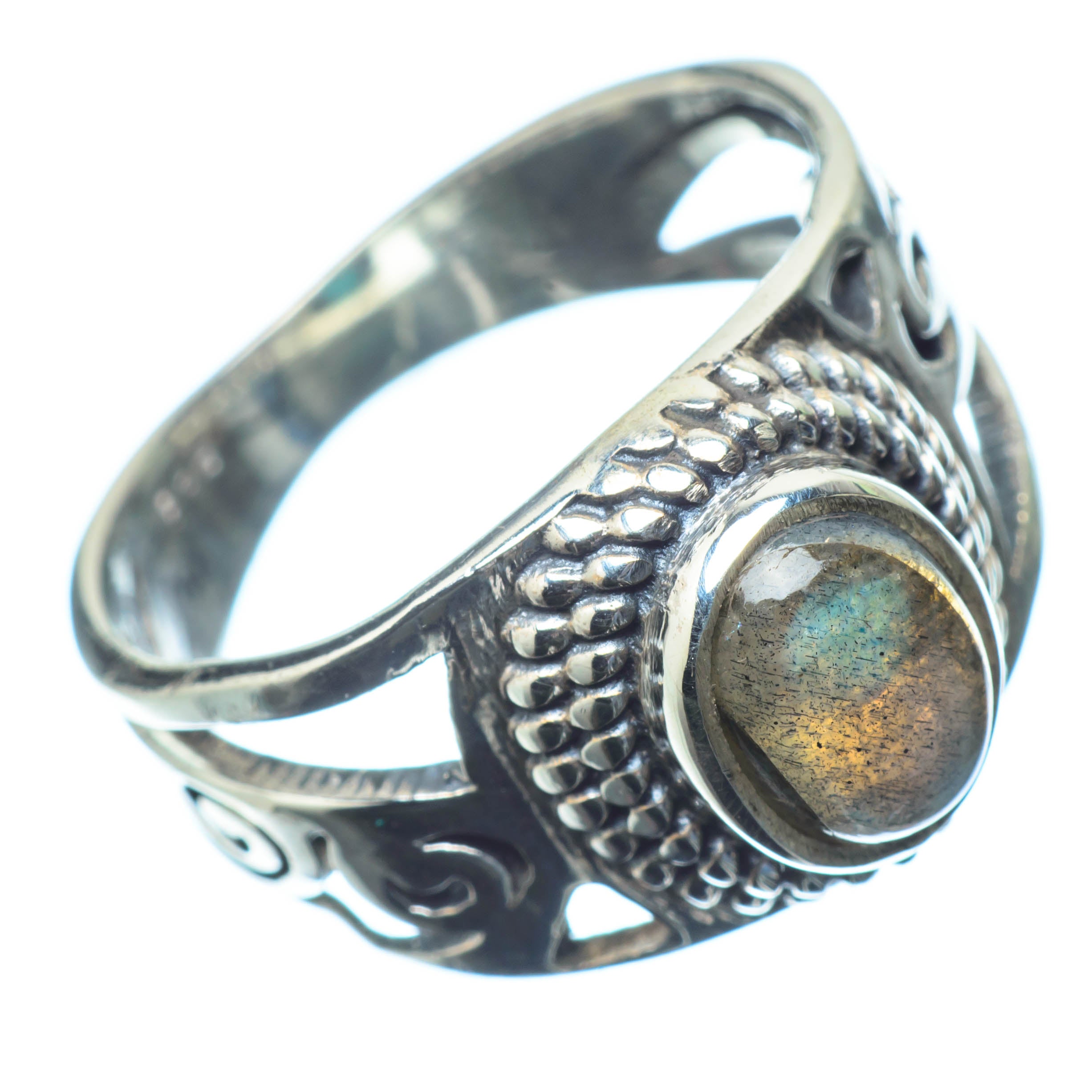 Labradorite Rings handcrafted by Anasilvercos - RING27098
