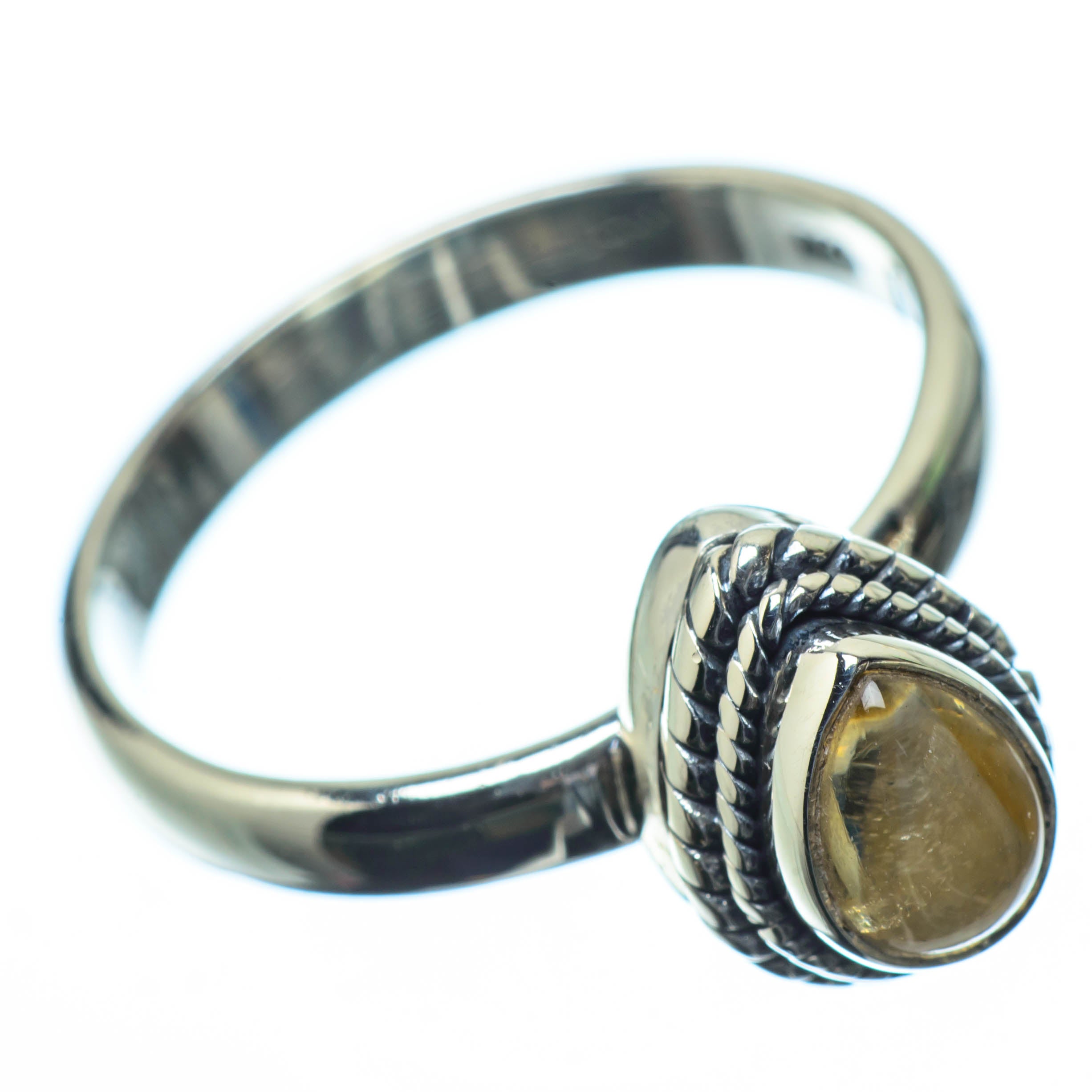 Citrine Rings handcrafted by Anasilvercos - RING27110