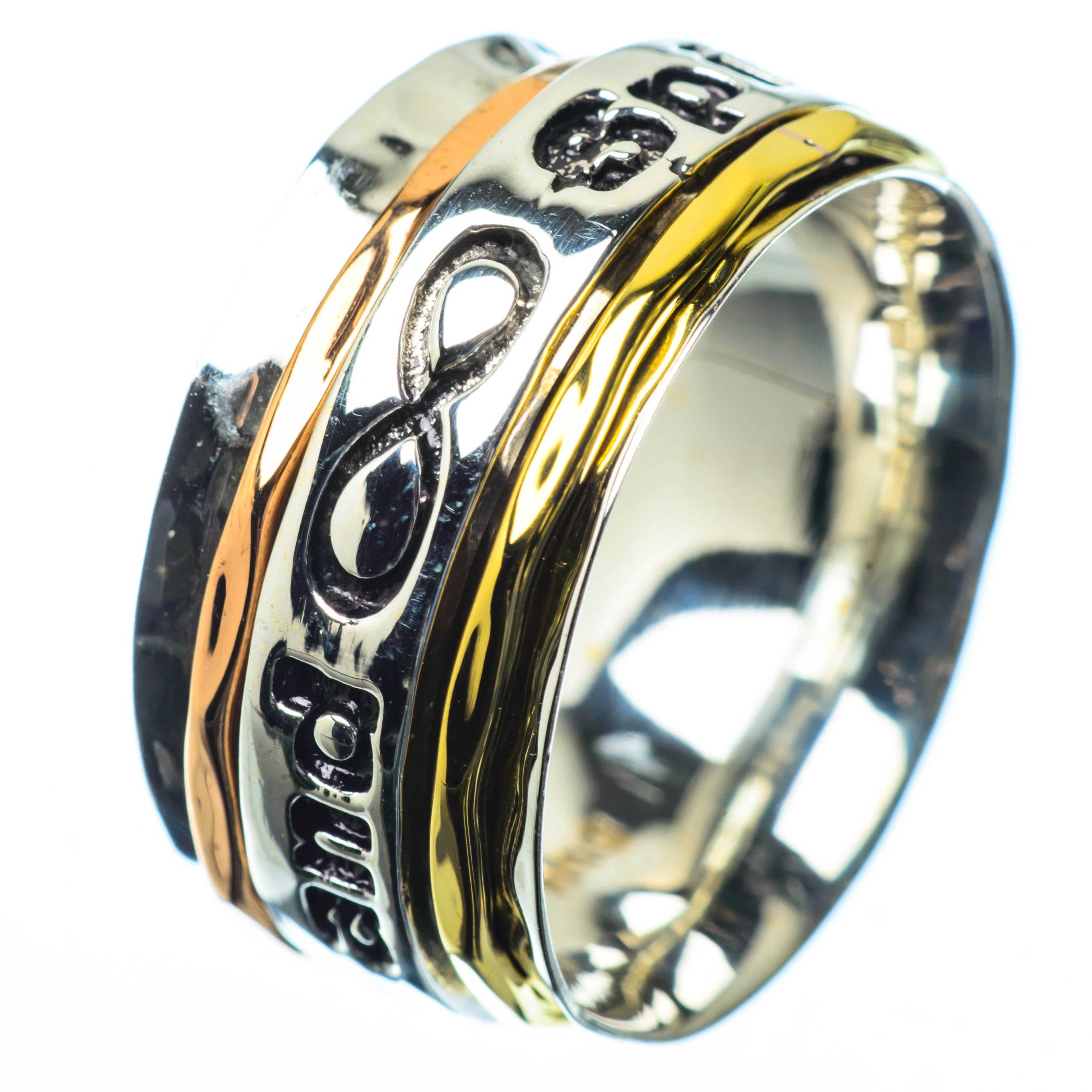 Meditation Spinner Rings handcrafted by Anasilvercos - RING27120