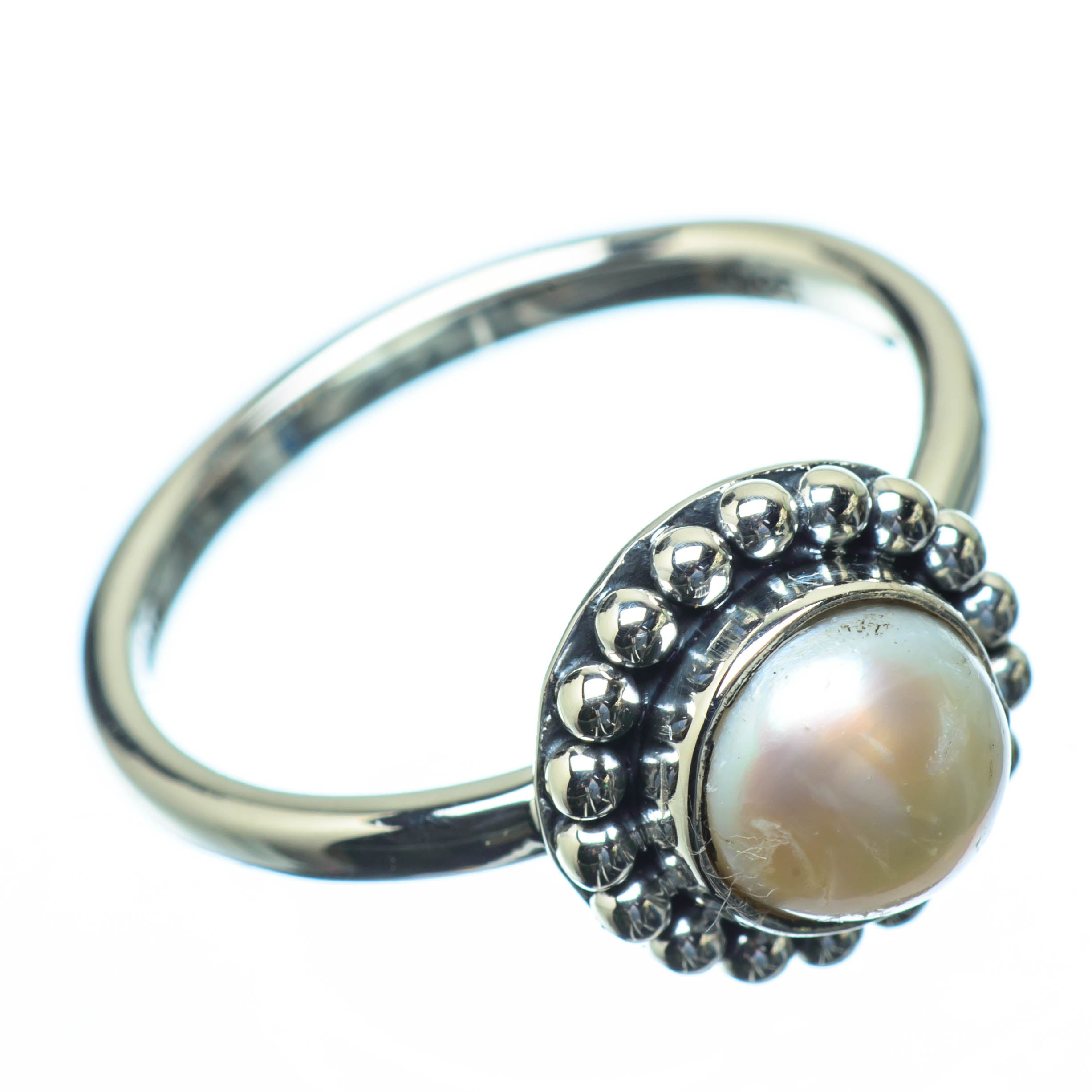 Cultured Pearl Rings handcrafted by Anasilvercos - RING27189