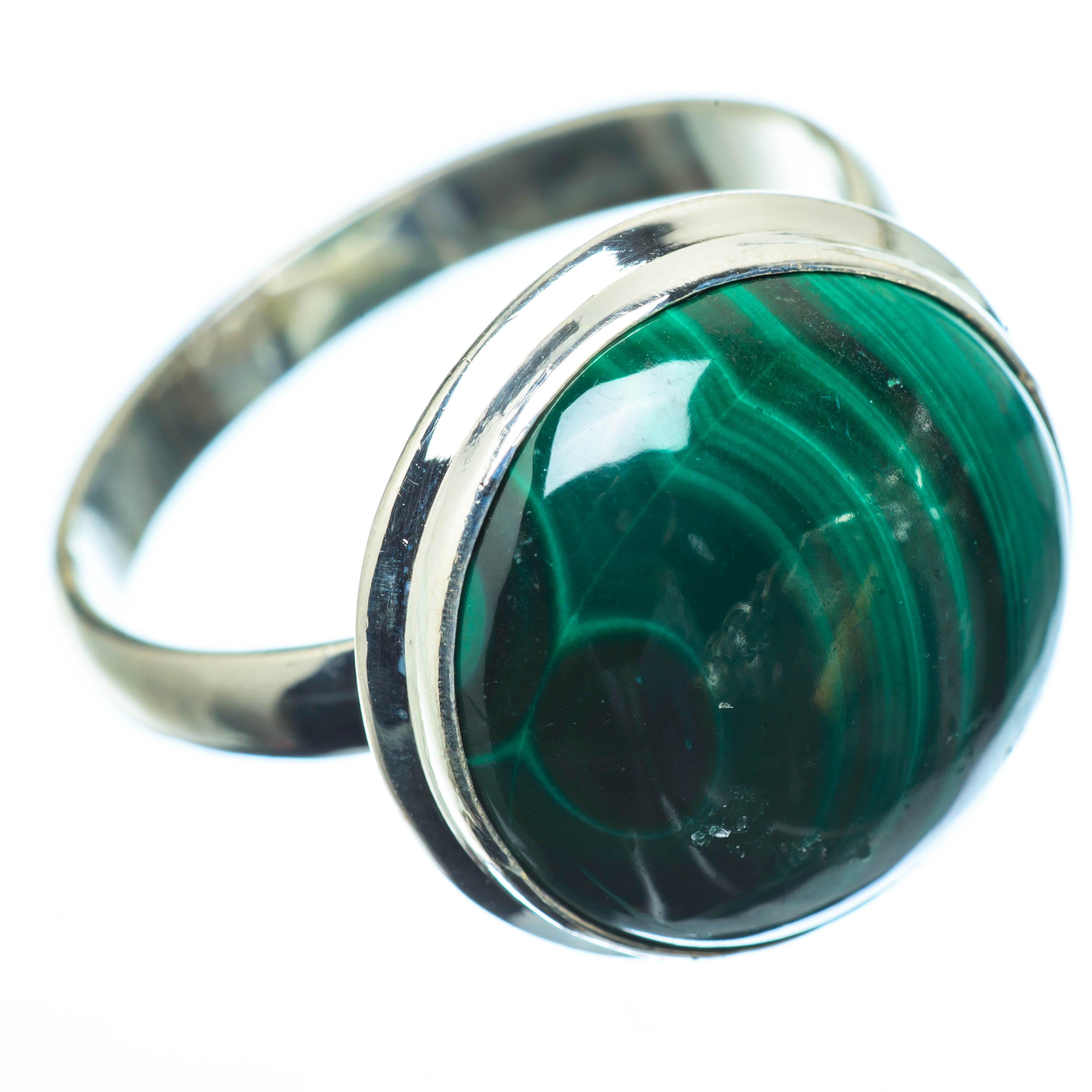 Malachite Rings handcrafted by Anasilvercos - RING27432