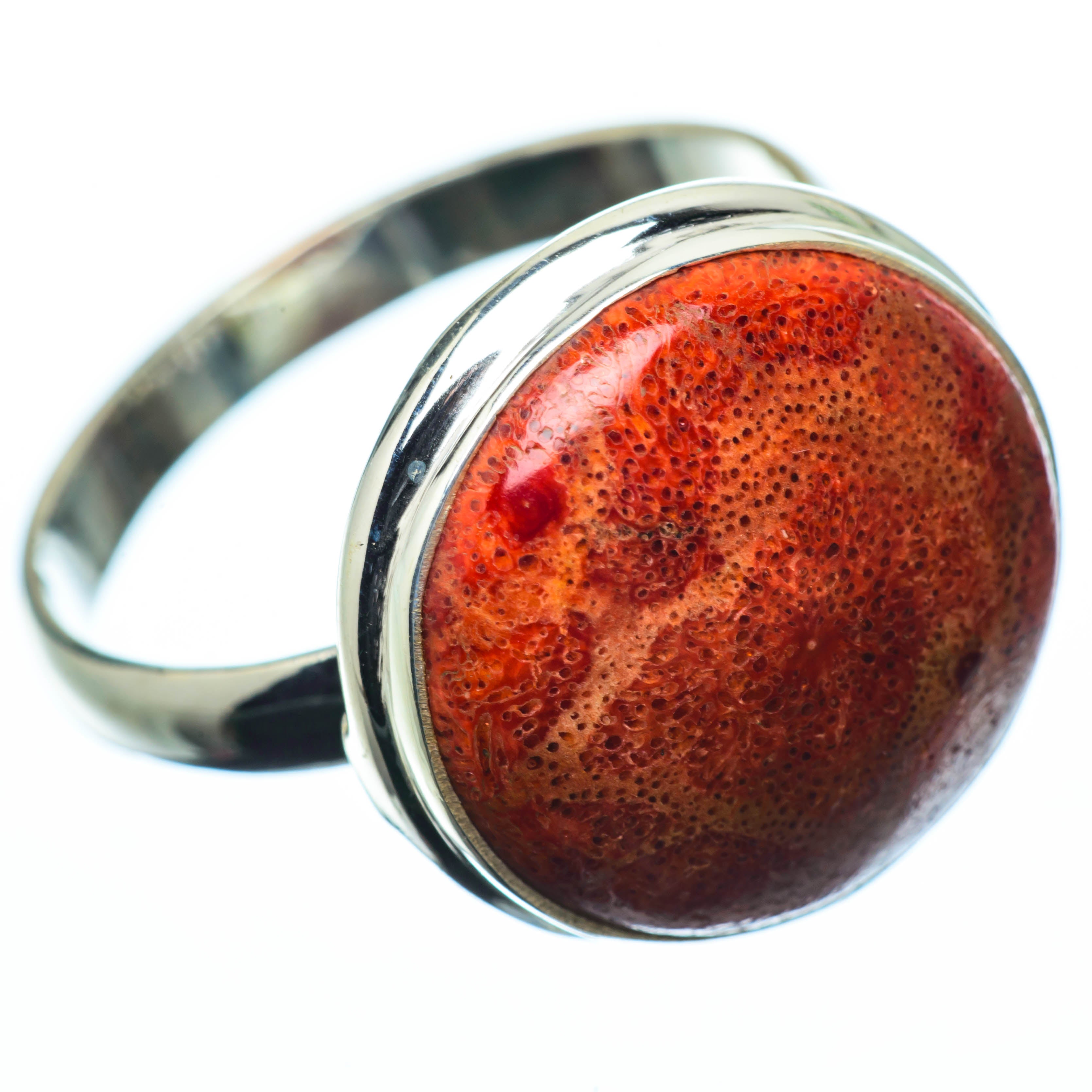 Sponge Coral Rings handcrafted by Anasilvercos - RING27476
