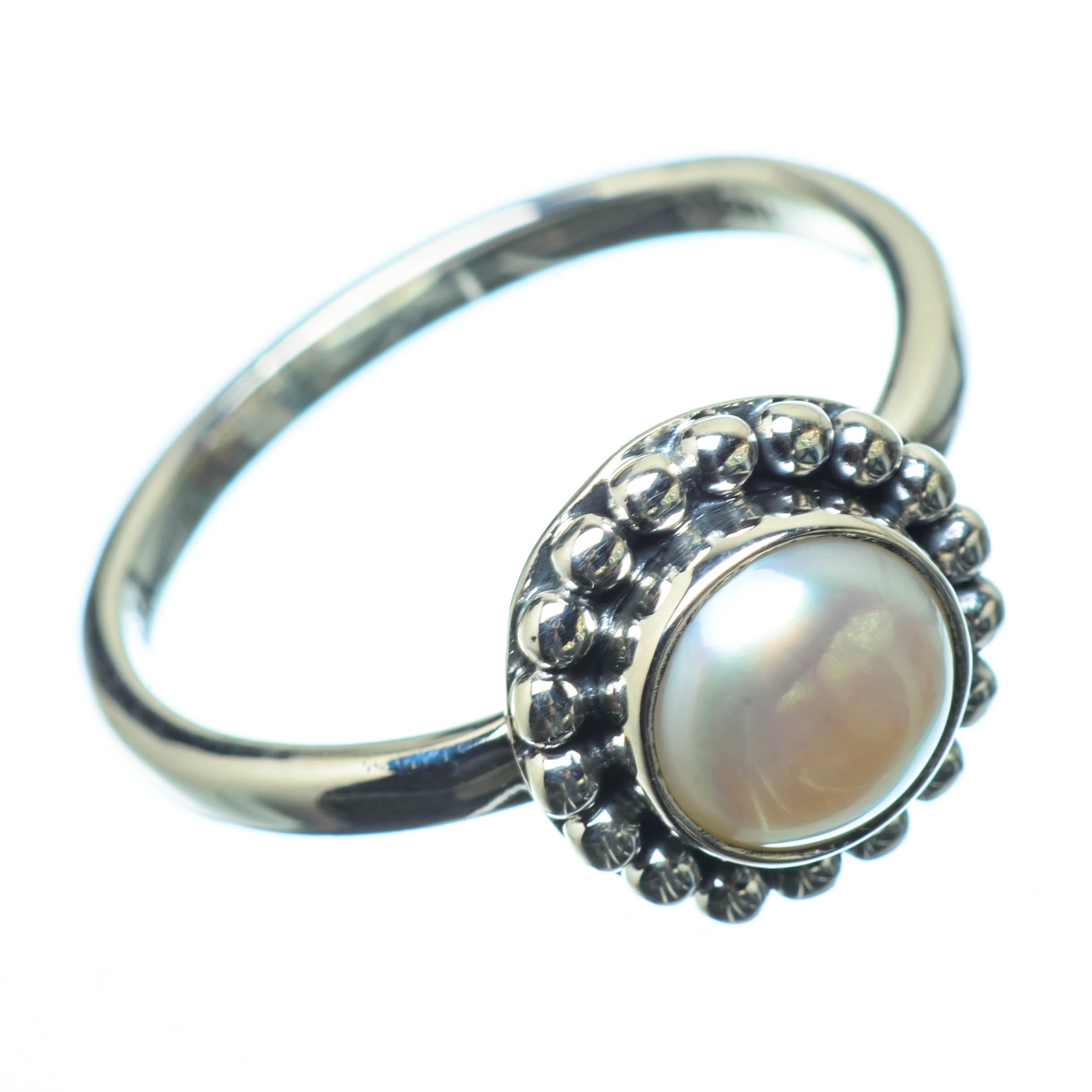 Cultured Pearl Rings handcrafted by Anasilvercos - RING27588