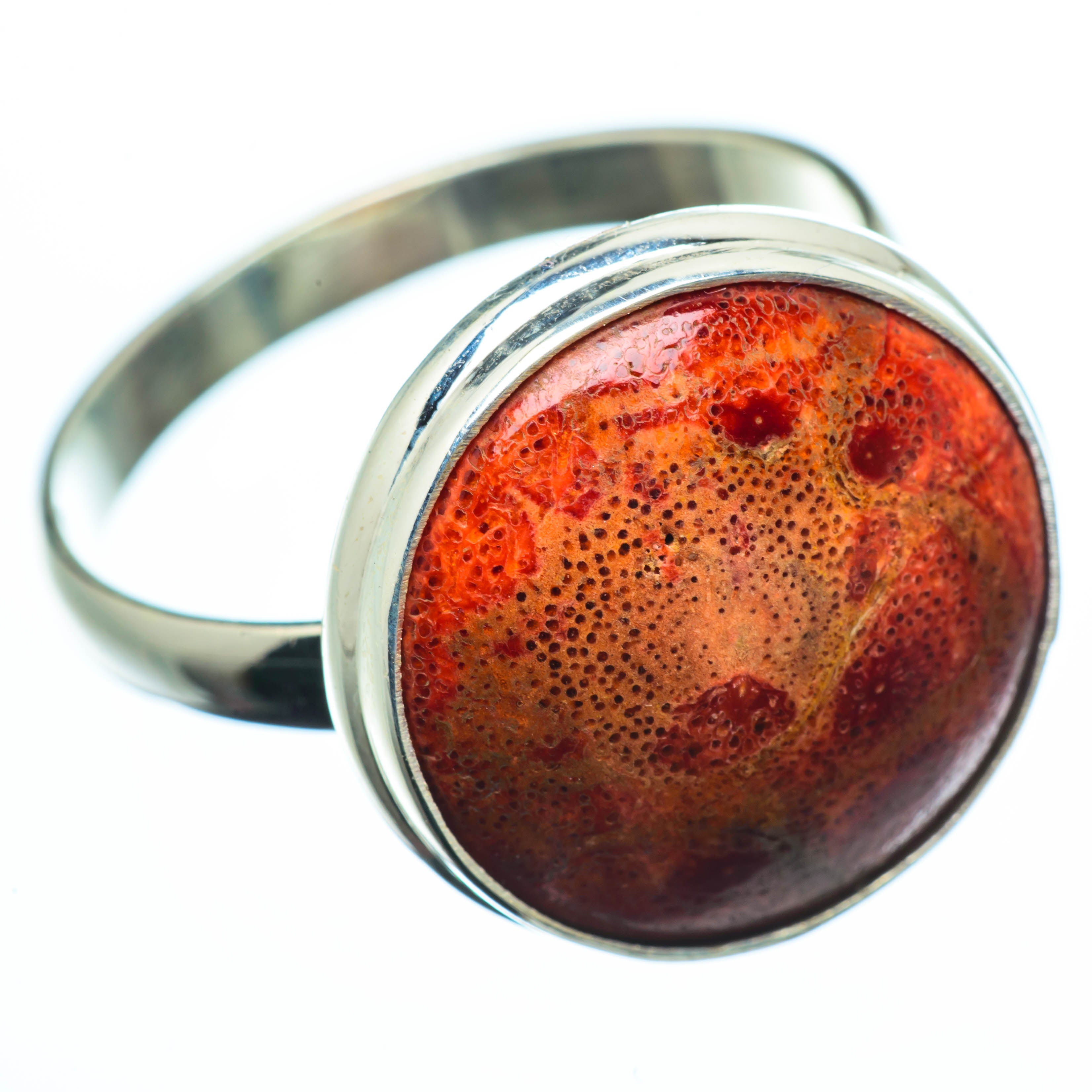 Sponge Coral Rings handcrafted by Anasilvercos - RING28213