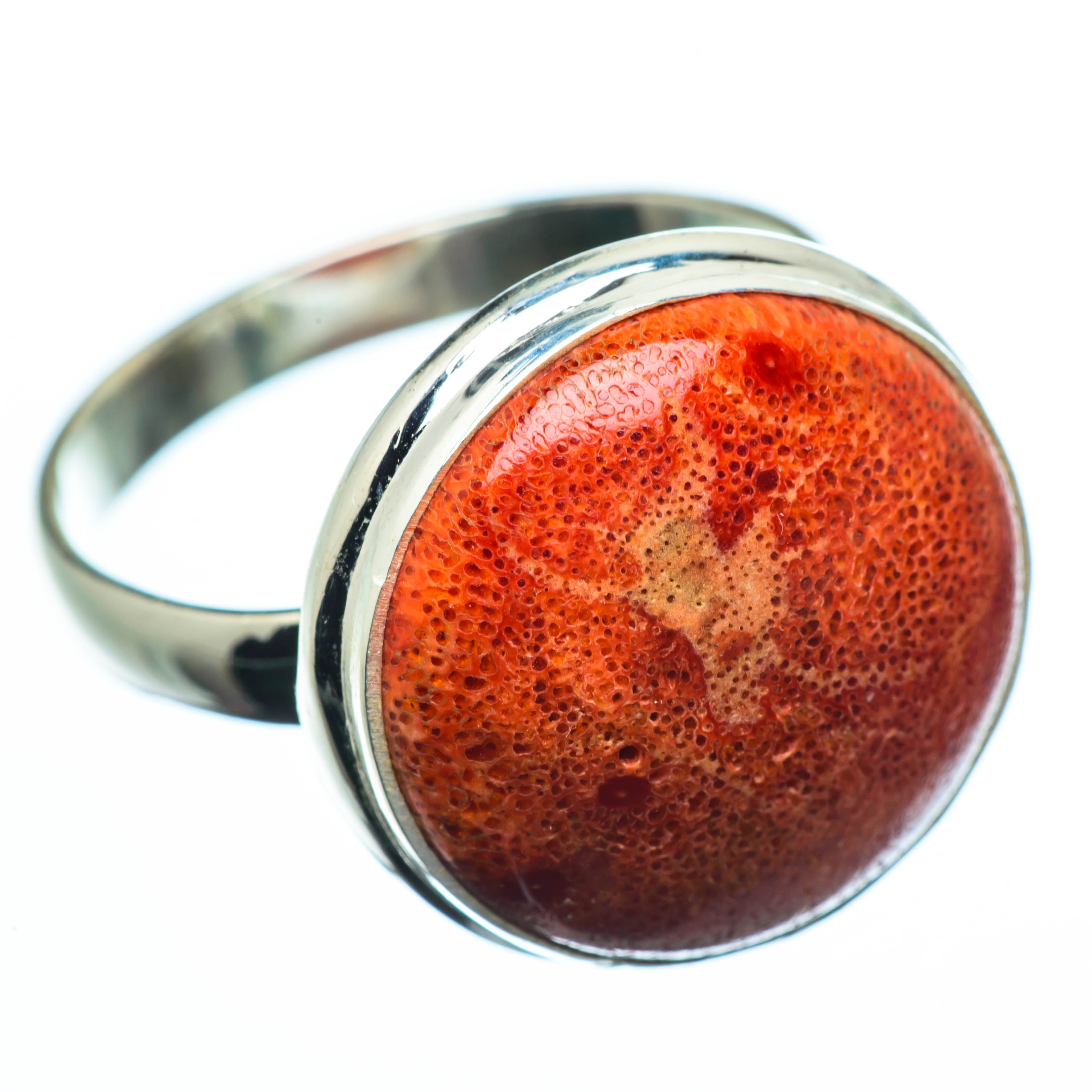 Sponge Coral Rings handcrafted by Anasilvercos - RING28266
