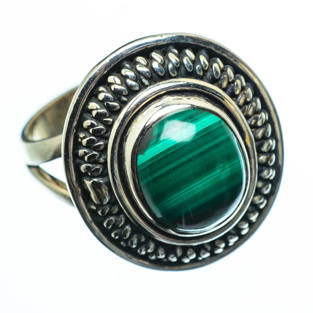 Malachite Rings handcrafted by Anasilvercos - RING28389