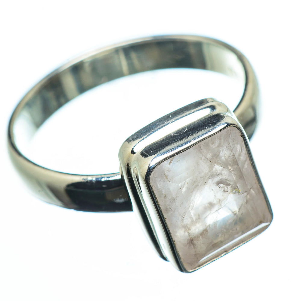 Rainbow Moonstone Rings handcrafted by Anasilvercos - RING28395