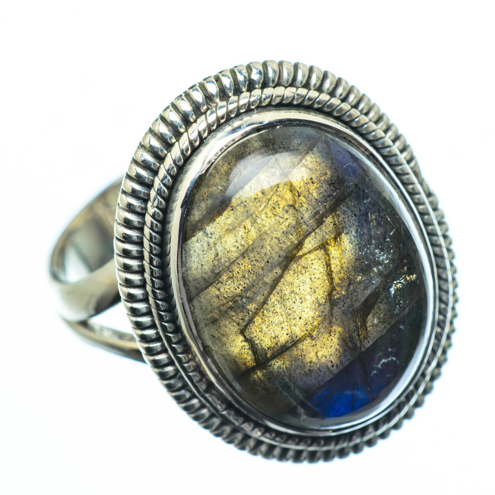 Labradorite Rings handcrafted by Anasilvercos - RING28577