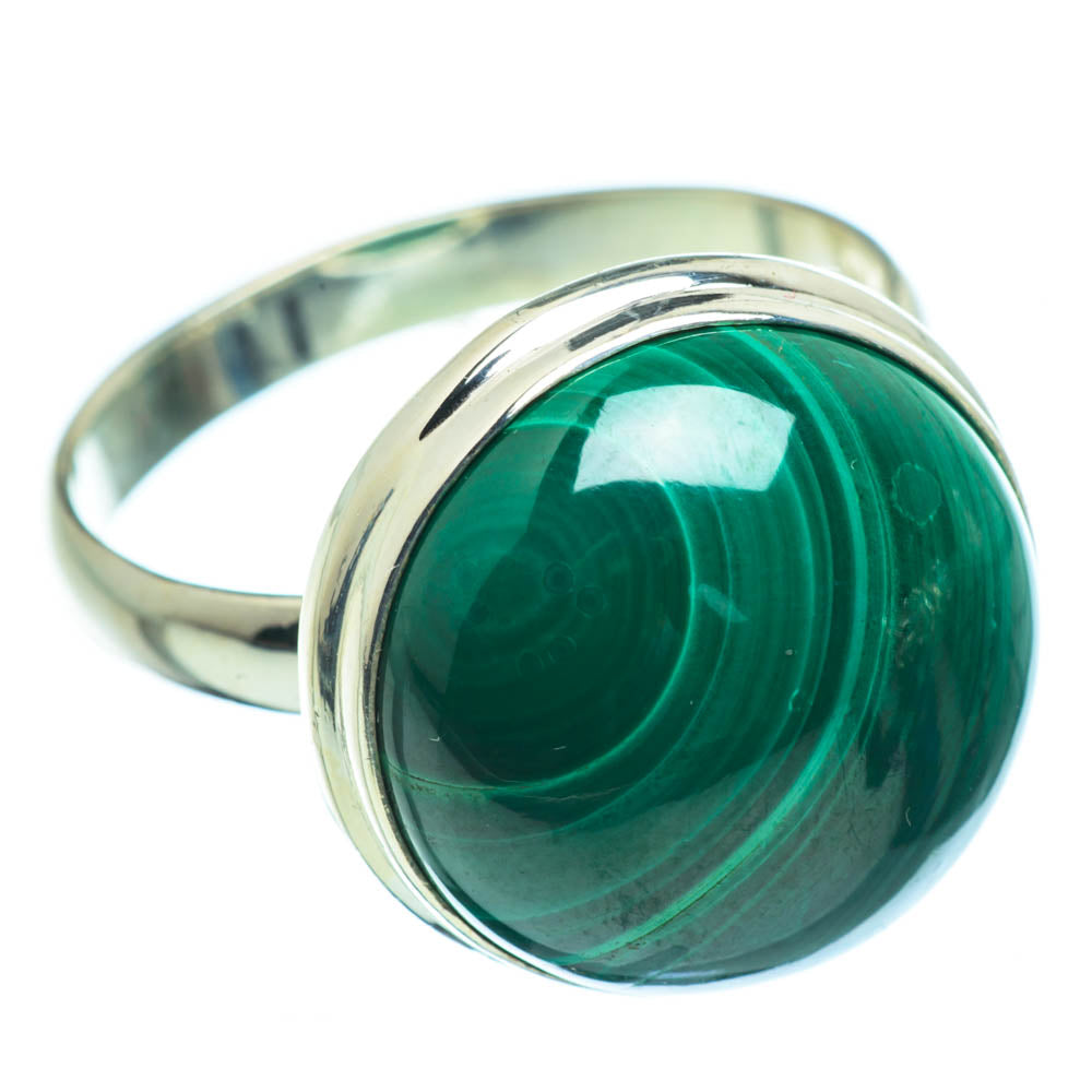 Malachite Rings handcrafted by Anasilvercos - RING29131