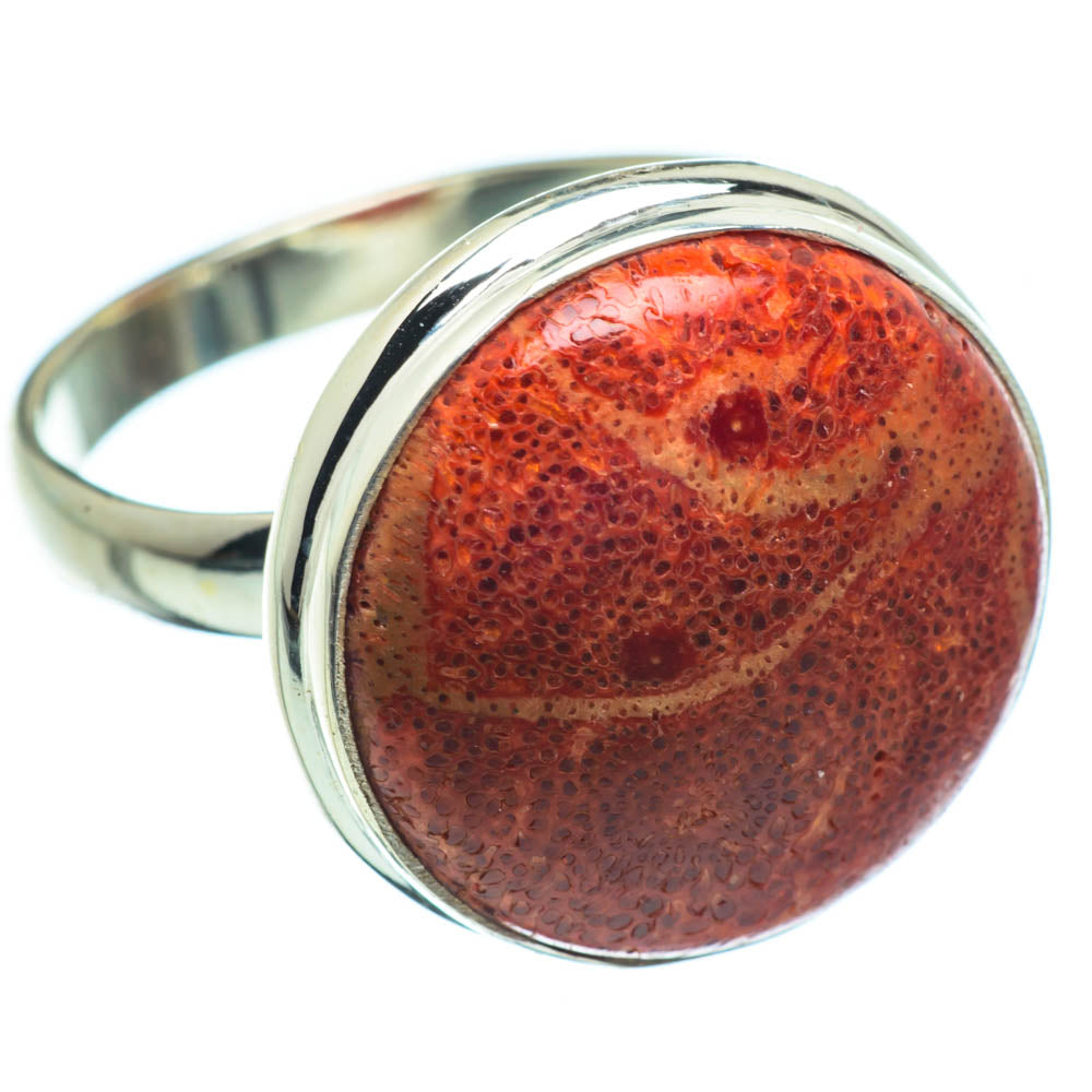 Sponge Coral Rings handcrafted by Anasilvercos - RING29159