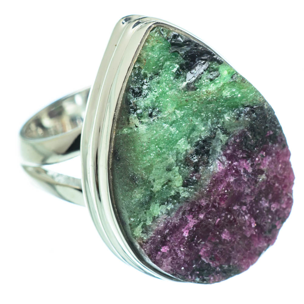 Ruby Zoisite Rings handcrafted by Anasilvercos - RING29437