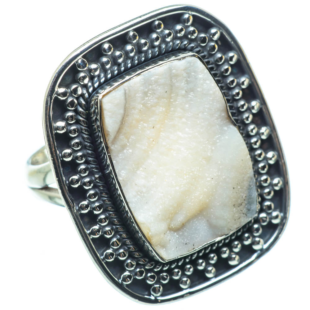 Desert Druzy Rings handcrafted by Anasilvercos - RING29440