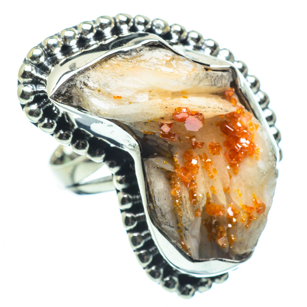 Citrine Crystal Rings handcrafted by Anasilvercos - RING29454