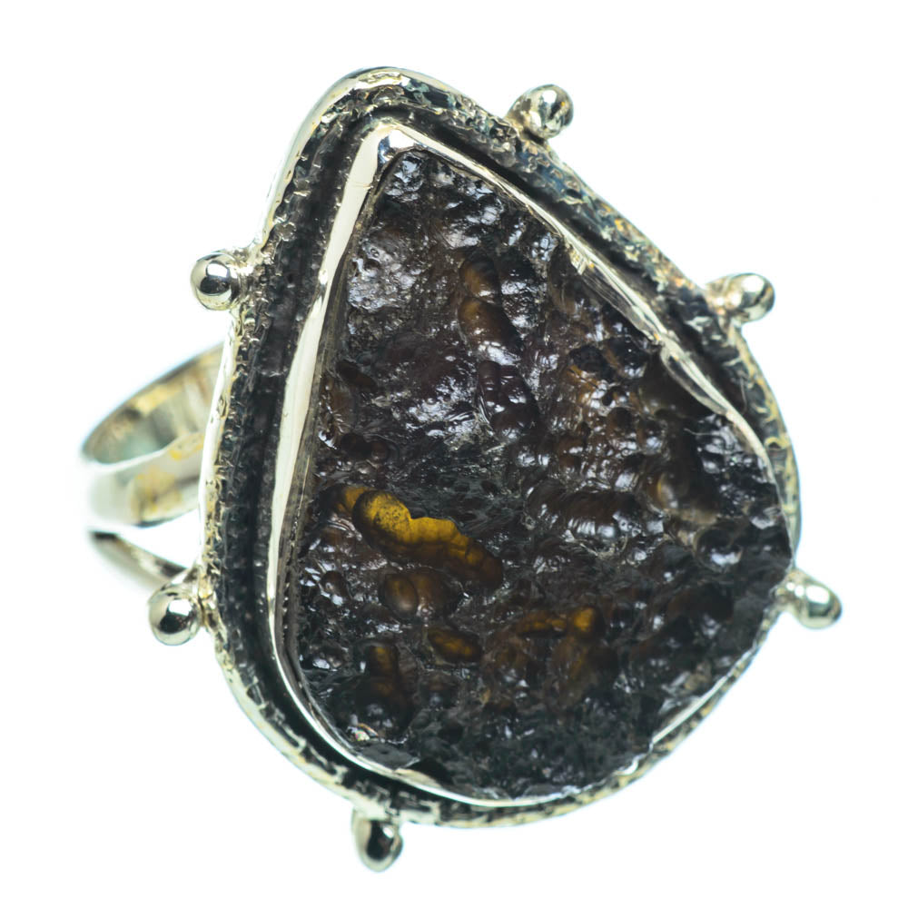 Tektite Rings handcrafted by Anasilvercos - RING29467