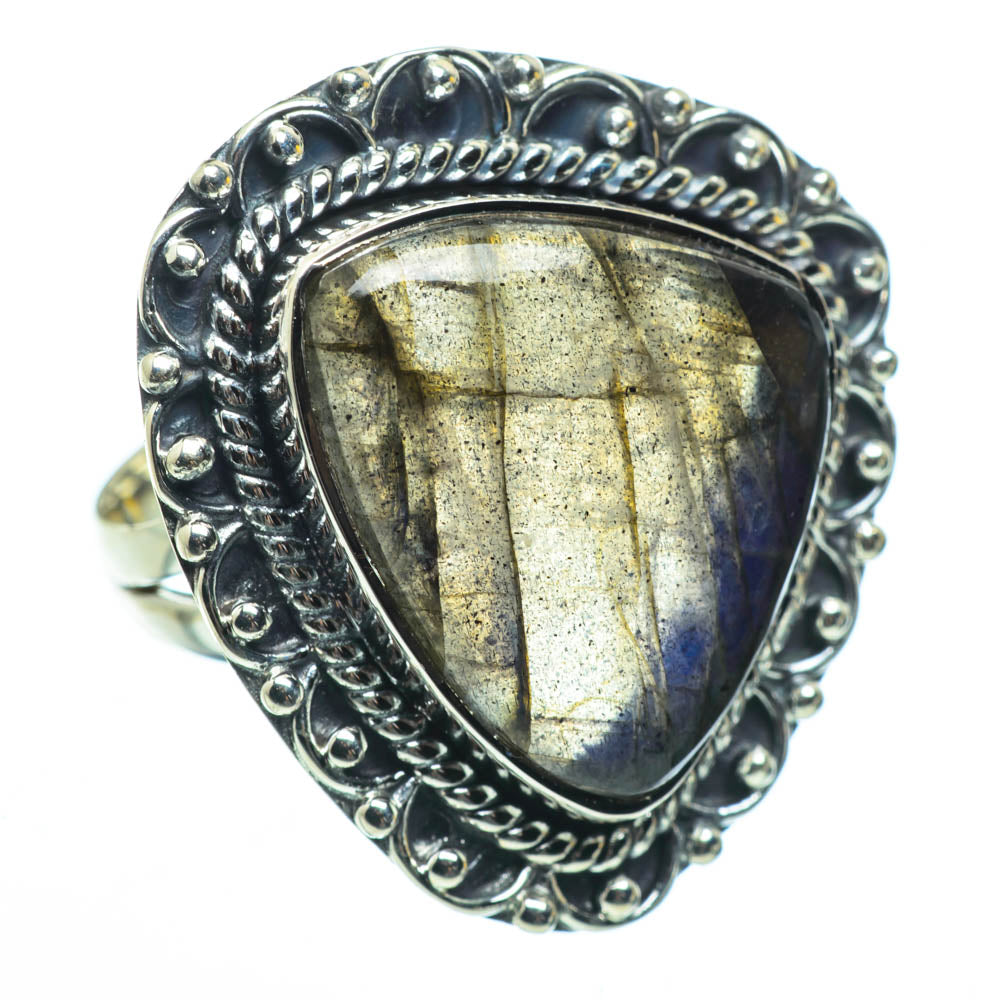 Labradorite Rings handcrafted by Anasilvercos - RING29537