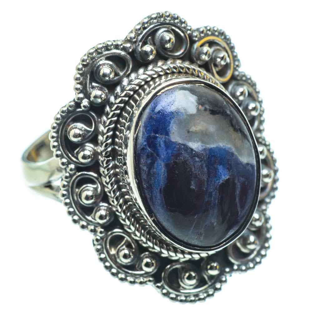 Sodalite Rings handcrafted by Anasilvercos - RING29561