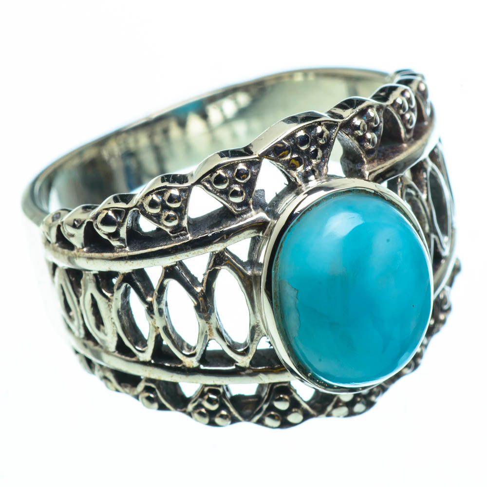 Larimar Rings handcrafted by Anasilvercos - RING29591