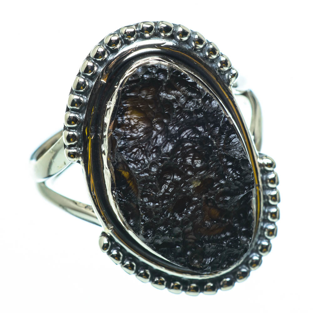 Tektite Rings handcrafted by Anasilvercos - RING29604