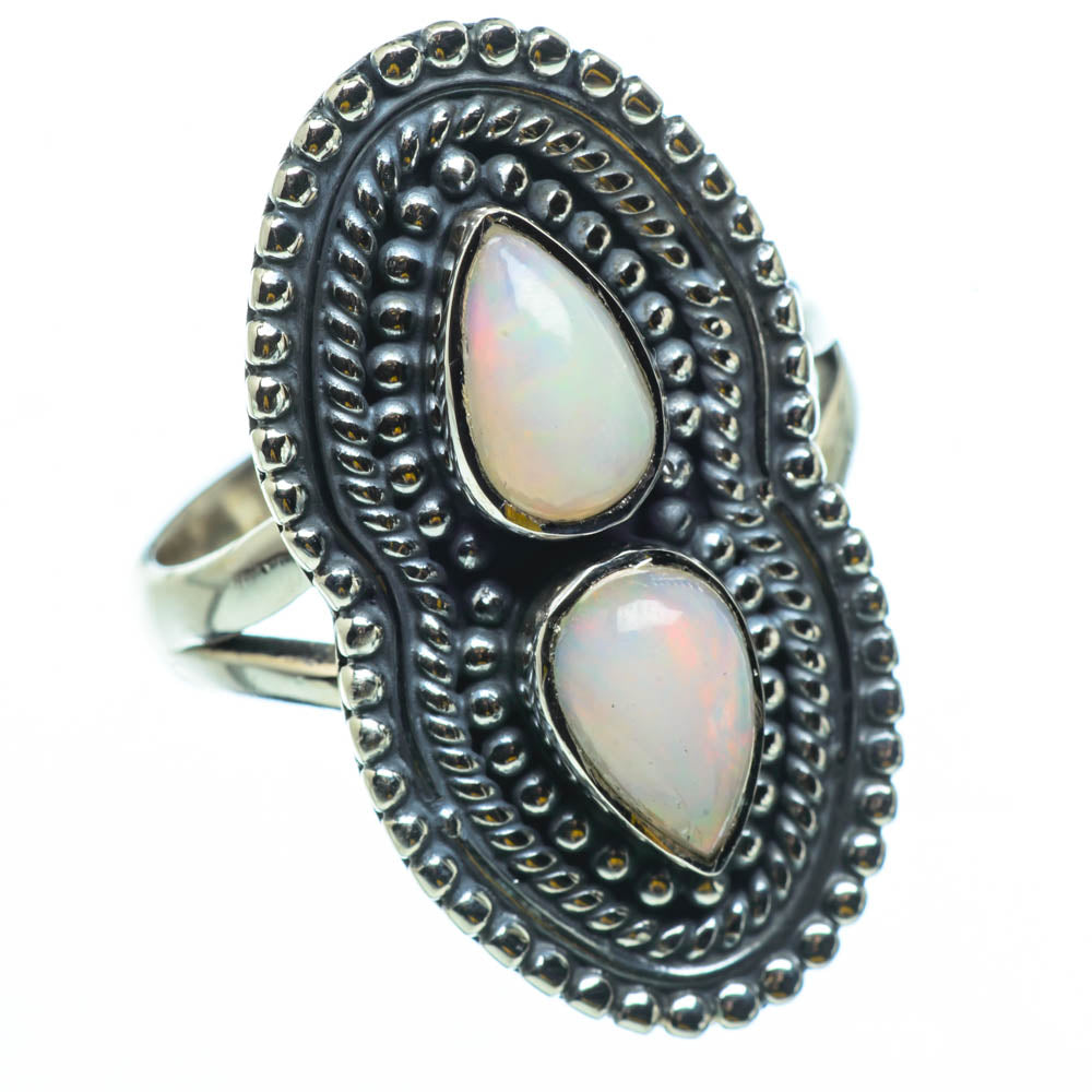 Ethiopian Opal Rings handcrafted by Anasilvercos - RING29637