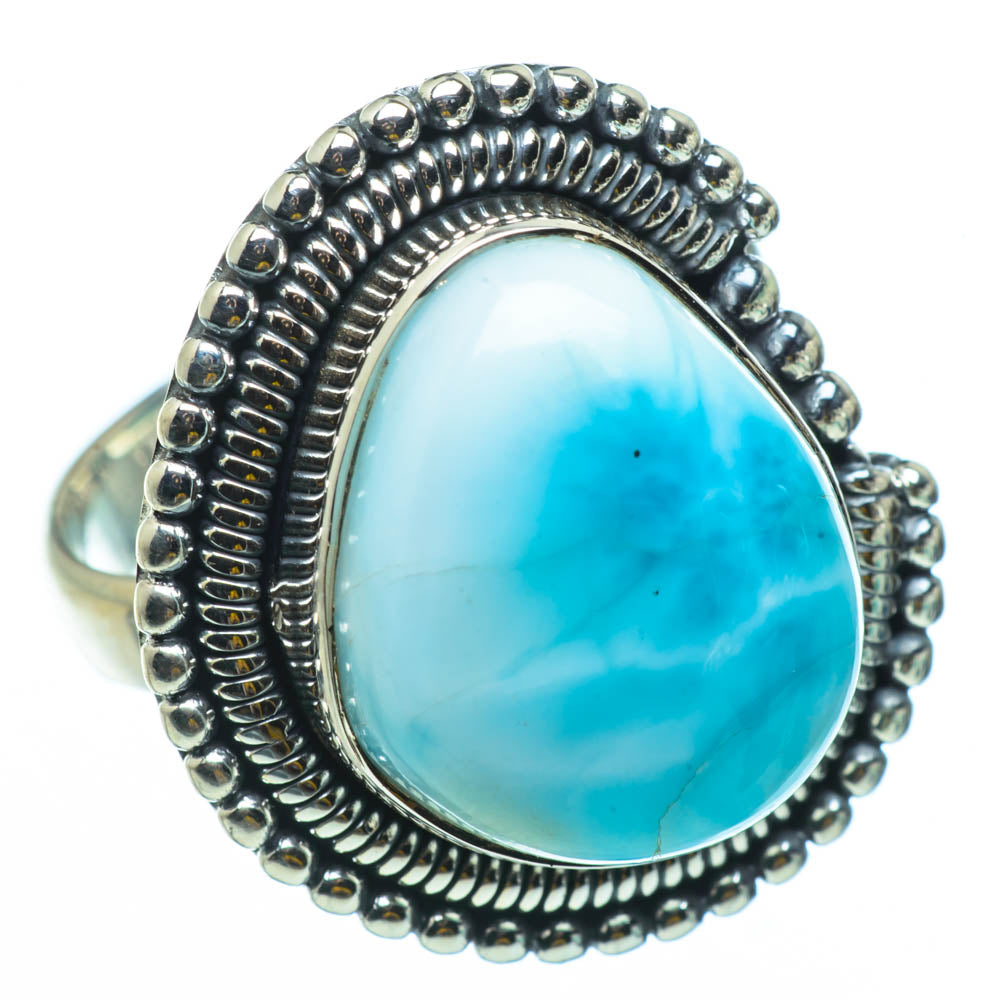 Larimar Rings handcrafted by Anasilvercos - RING29642