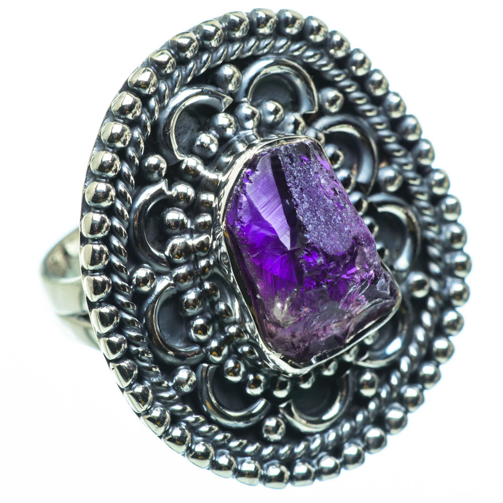 Amethyst Rings handcrafted by Anasilvercos - RING29654