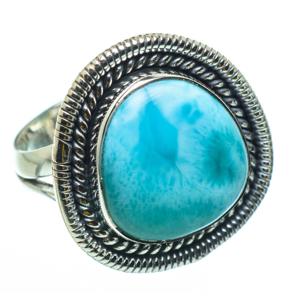 Larimar Rings handcrafted by Anasilvercos - RING29671