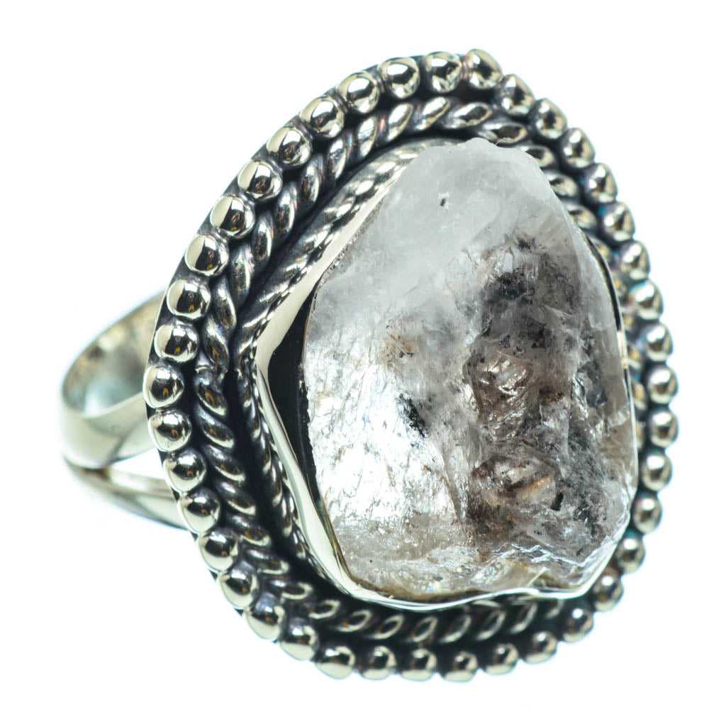 Herkimer Diamond Rings handcrafted by Anasilvercos - RING29711