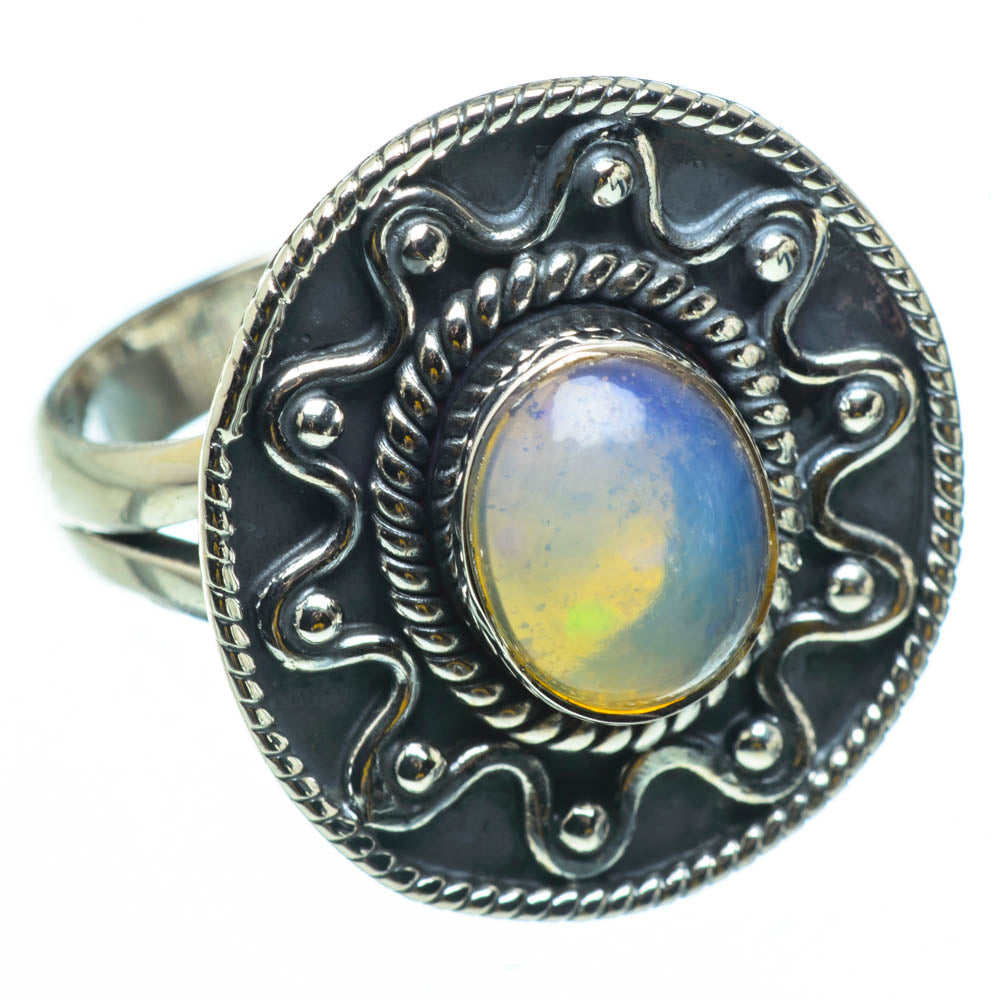 Ethiopian Opal Rings handcrafted by Anasilvercos - RING29735