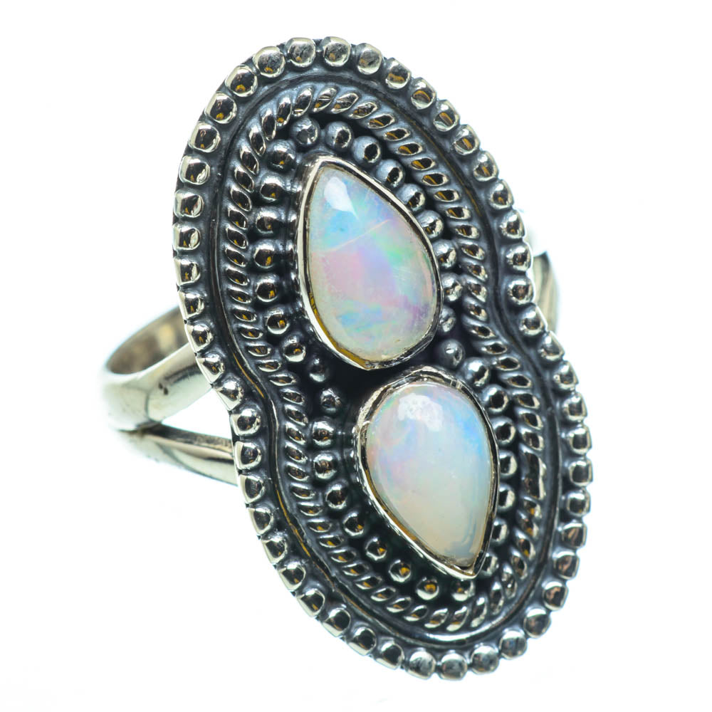Ethiopian Opal Rings handcrafted by Anasilvercos - RING29736