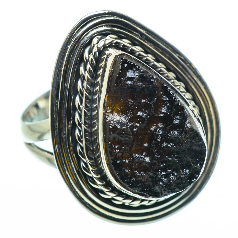 Tektite Rings handcrafted by Anasilvercos - RING29751 - Photo 2