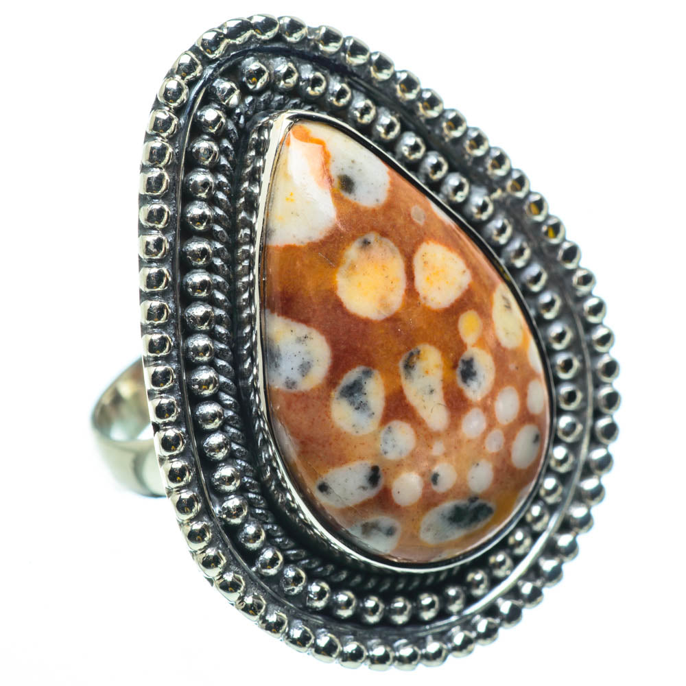 Ocean Jasper Rings handcrafted by Anasilvercos - RING29827