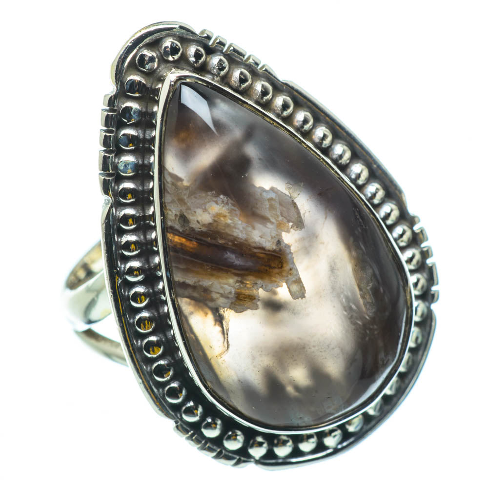 Turkish Tube Agate Rings handcrafted by Anasilvercos - RING29830