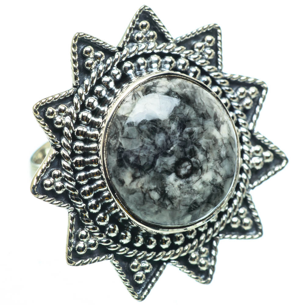 Pinolith Jasper Rings handcrafted by Anasilvercos - RING29981