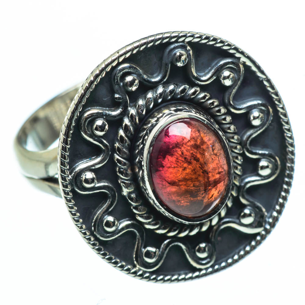 Garnet Rings handcrafted by Anasilvercos - RING30002
