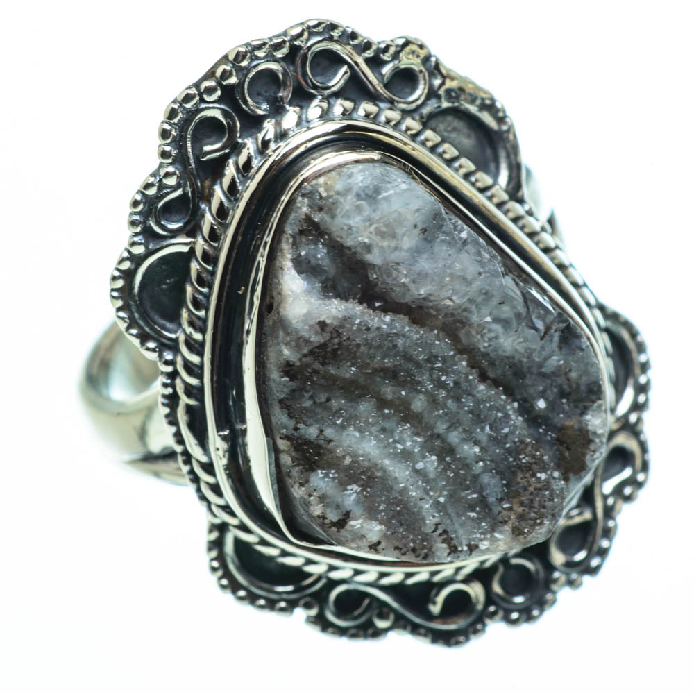 Desert Druzy Rings handcrafted by Anasilvercos - RING30066