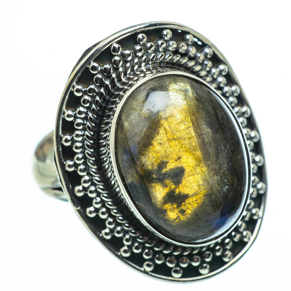 Labradorite Rings handcrafted by Anasilvercos - RING30068