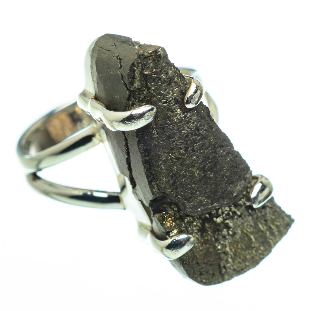 Spectro Pyrite Druzy Rings handcrafted by Anasilvercos - RING30084
